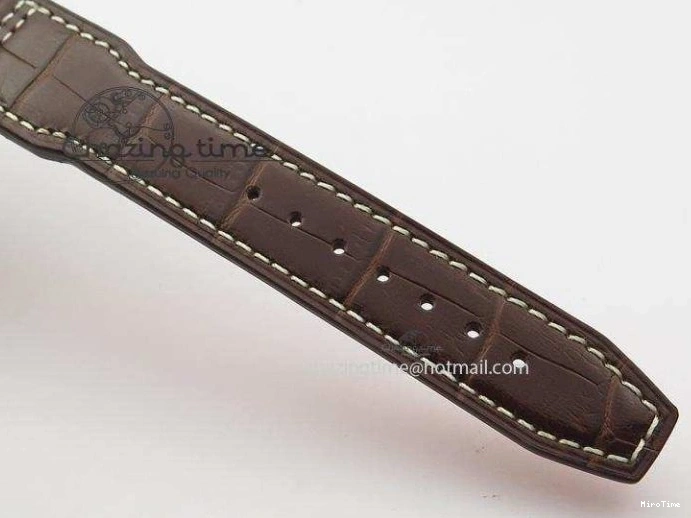 MIROTIME 0113 Youthful 2016 Pilot Chrono SS IW377719 ZF Best Edition On Brown Leather Strap A 7291